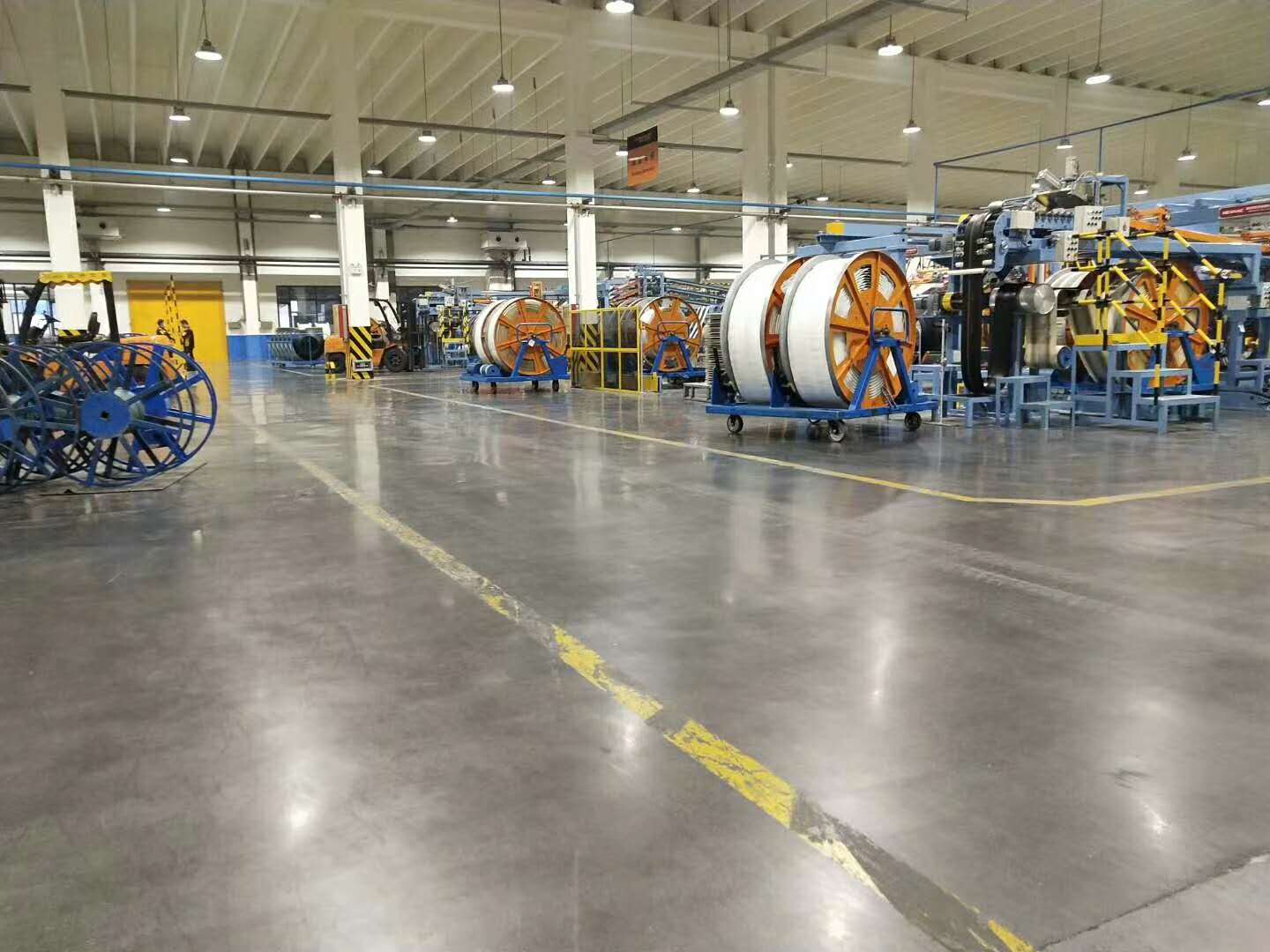 山東工地20000平密封固化圓滿完工